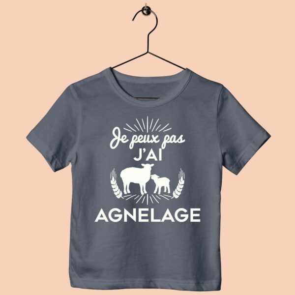 T-Shirt Enfant "Je Peux Pas J'ai Agnelage" – Image 7