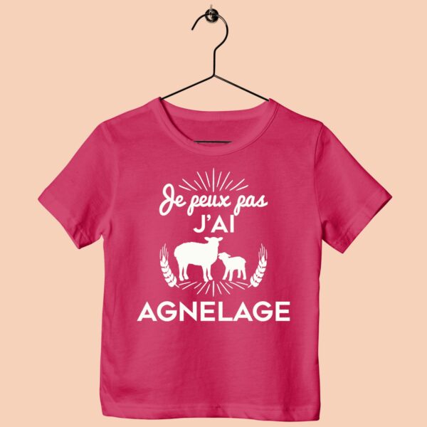 T-Shirt Enfant "Je Peux Pas J'ai Agnelage" – Image 5