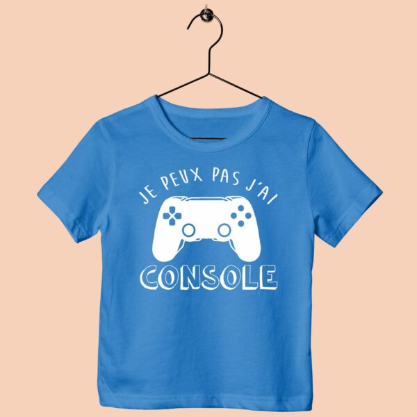 T-Shirt Enfant "Je Peux Pas J'ai Console" – Image 5