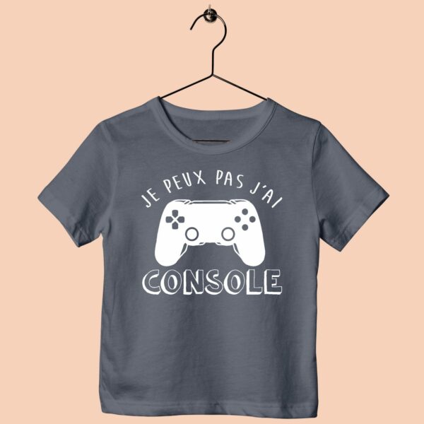 T-Shirt Enfant "Je Peux Pas J'ai Console" – Image 7