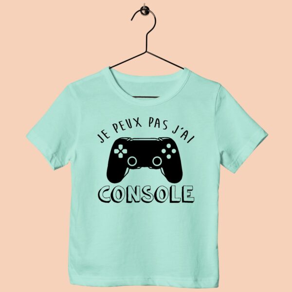 T-Shirt Enfant "Je Peux Pas J'ai Console" – Image 3