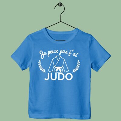 T-Shirt Enfant "je Peux Pas J'ai Judo"