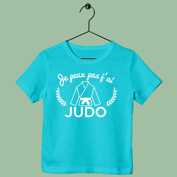 T-Shirt Enfant "je Peux Pas J'ai Judo" – Image 4