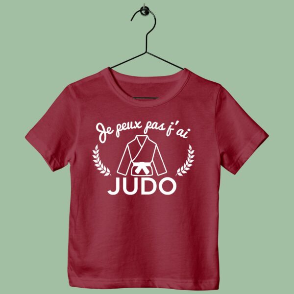 T-Shirt Enfant "je Peux Pas J'ai Judo" – Image 6