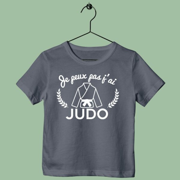 T-Shirt Enfant "je Peux Pas J'ai Judo" – Image 7