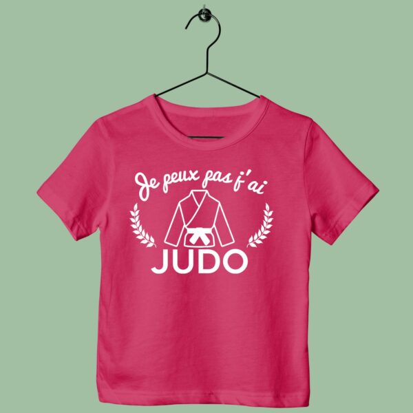T-Shirt Enfant "je Peux Pas J'ai Judo" – Image 5