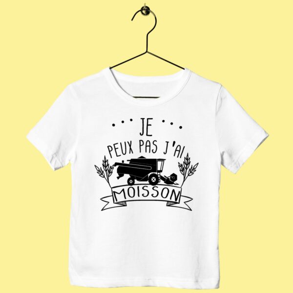 T-Shirt Enfant "Je Peux Pas J'ai Moisson" – Image 2