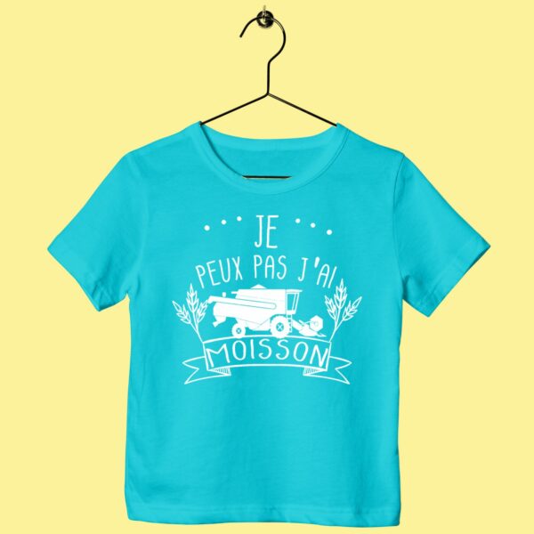 T-Shirt Enfant "Je Peux Pas J'ai Moisson" – Image 4