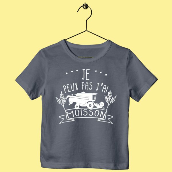 T-Shirt Enfant "Je Peux Pas J'ai Moisson" – Image 7