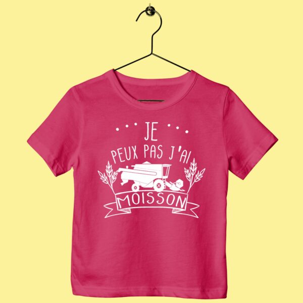 T-Shirt Enfant "Je Peux Pas J'ai Moisson"