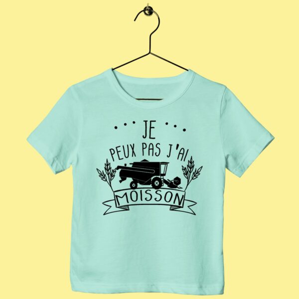 T-Shirt Enfant "Je Peux Pas J'ai Moisson" – Image 3