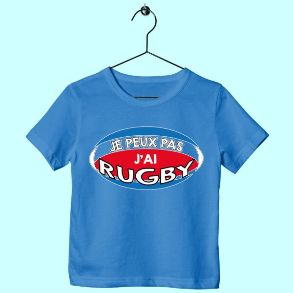 T-Shirt Enfant "je Peux Pas J'ai Rugby" – Image 5