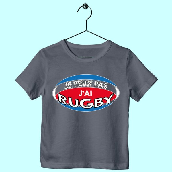 T-Shirt Enfant "je Peux Pas J'ai Rugby"