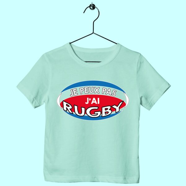 T-Shirt Enfant "je Peux Pas J'ai Rugby" – Image 3