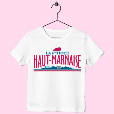 T-Shirt Enfant "la P'tiote Haut-Marnaise V2"
