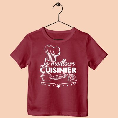 T-Shirt Enfant "le Meilleur Cuisinier"