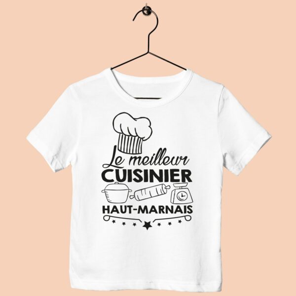 T-Shirt Enfant "le Meilleur Cuisinier Haut-Marnais" – Image 2