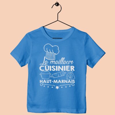 T-Shirt Enfant "le Meilleur Cuisinier Haut-Marnais"