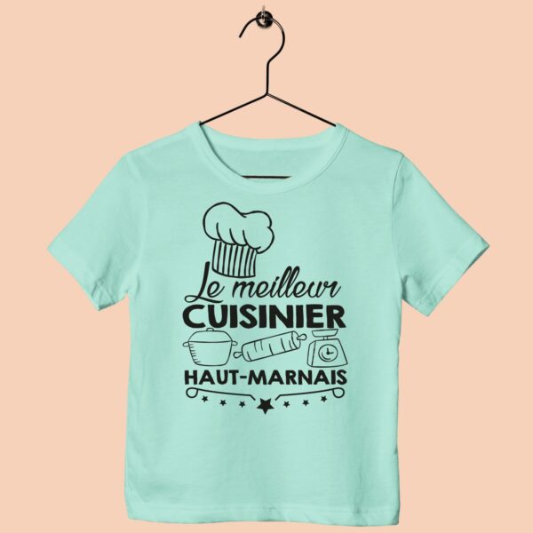T-Shirt Enfant "le Meilleur Cuisinier Haut-Marnais" – Image 3