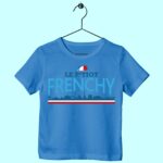 t shirt enfant le ptiot frenchy bleu roi
