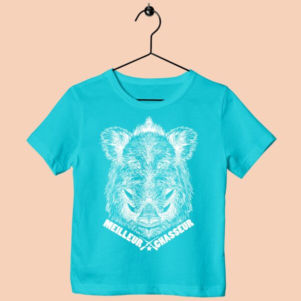 T-Shirt Enfant "meilleur Chasseur" – Image 4