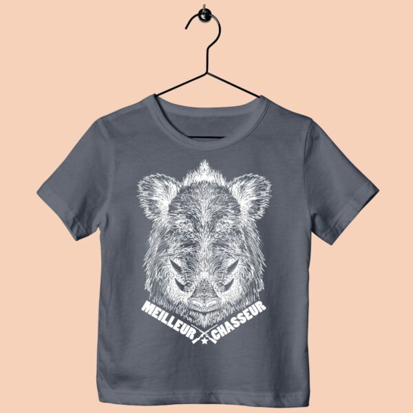 T-Shirt Enfant "meilleur Chasseur" – Image 6