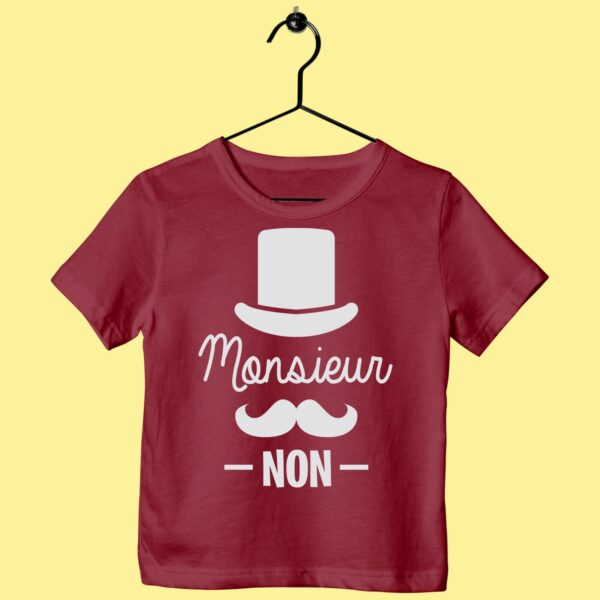 T-Shirt Enfant "monsieur Non" – Image 5