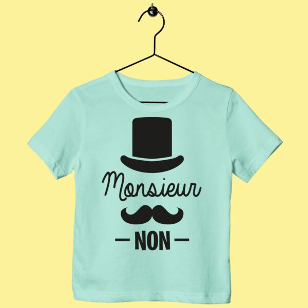 T-Shirt Enfant "monsieur Non" – Image 2