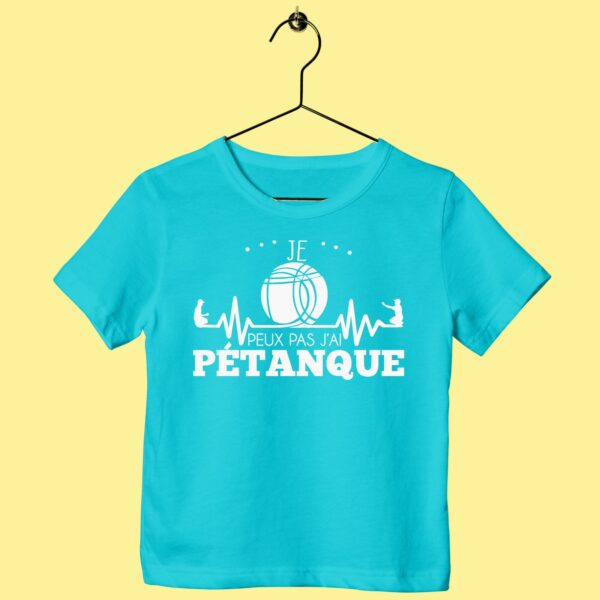 T-Shirt Enfant "je Peux Pas J'ai Pétanque" – Image 4