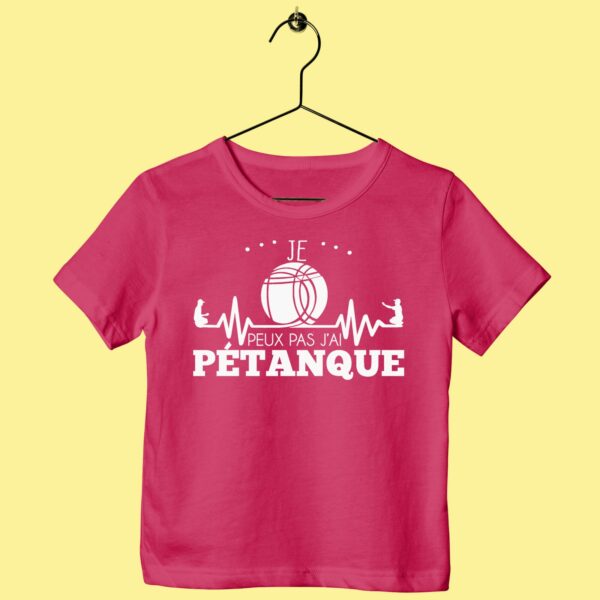 T-Shirt Enfant "je Peux Pas J'ai Pétanque" – Image 5