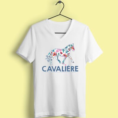 T-shirt "cavalière"