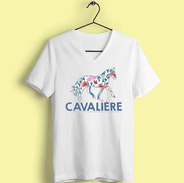 T-shirt "cavalière"