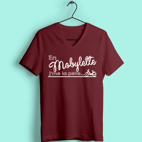 T-shirt "En mobylette j'me la pète" – Image 5