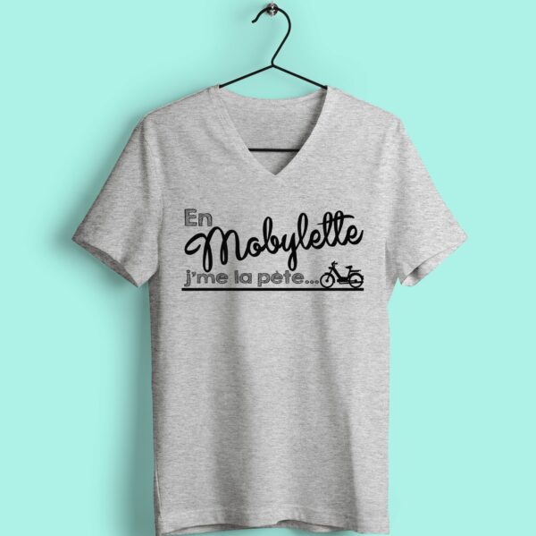 T-shirt "En mobylette j'me la pète" – Image 3