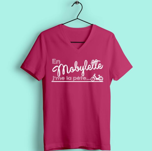T-shirt "En mobylette j'me la pète" – Image 4