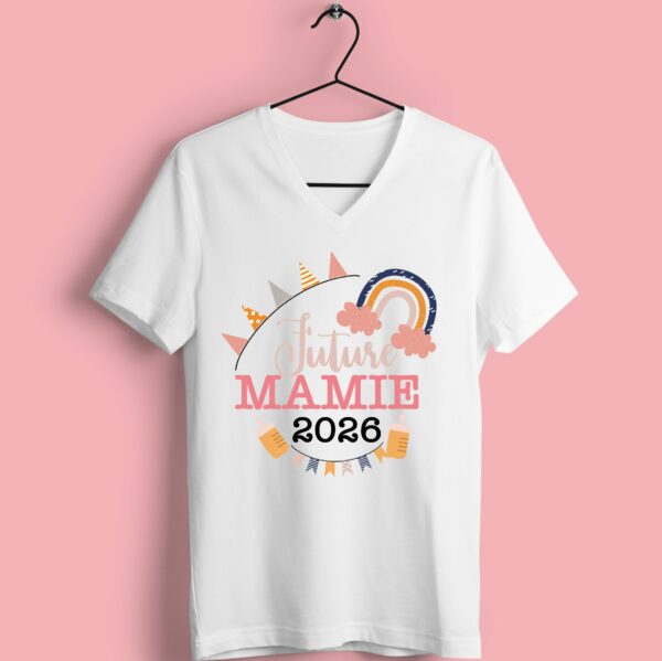 T-shirt  "future mamie 2026"