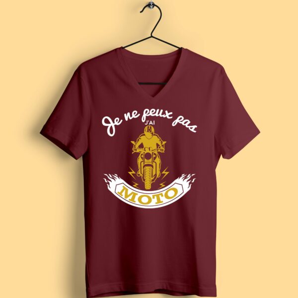 T-shirt "je Ne Peux Pas J'ai Moto" – Image 5