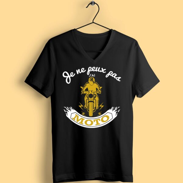 T-shirt "je Ne Peux Pas J'ai Moto" – Image 6