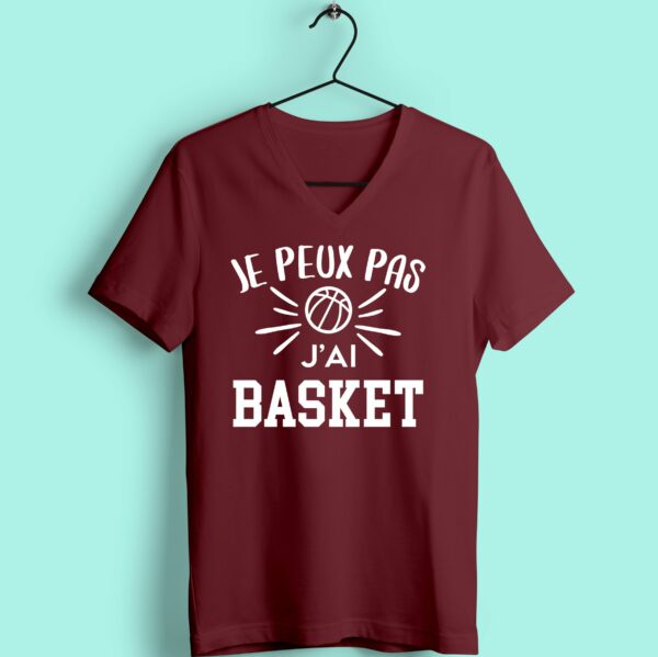 T-shirt "je Peux Pas J'ai Basket" – Image 4