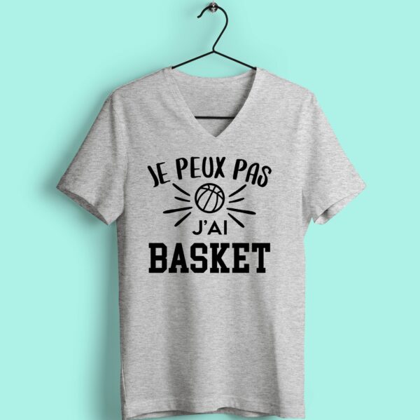 T-shirt "je Peux Pas J'ai Basket" – Image 2