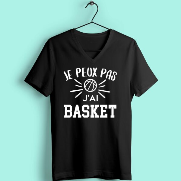 T-shirt "je Peux Pas J'ai Basket" – Image 6