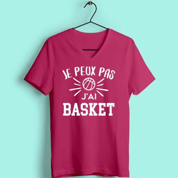 T-shirt "je Peux Pas J'ai Basket" – Image 3