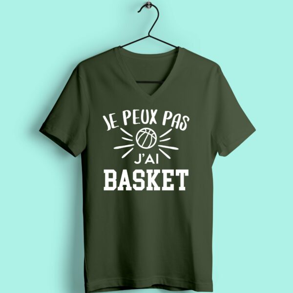 T-shirt "je Peux Pas J'ai Basket" – Image 5