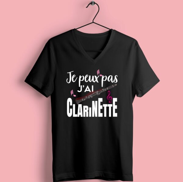 T-shirt Femme "Je Peux Pas J'ai Clarinette" – Image 6