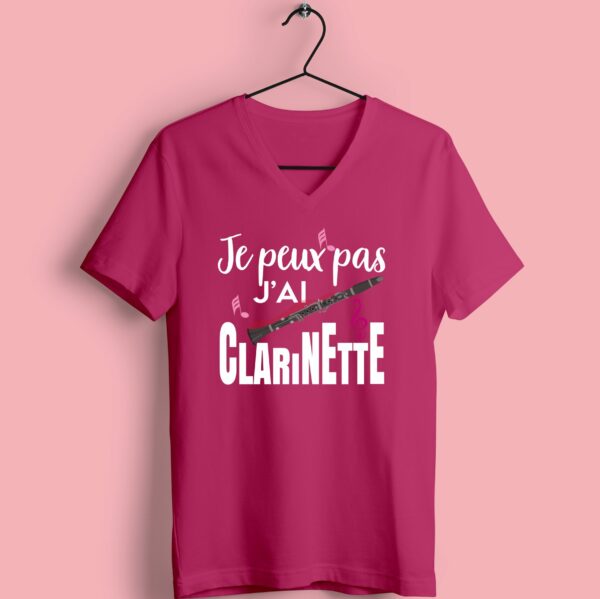 T-shirt Femme "Je Peux Pas J'ai Clarinette"