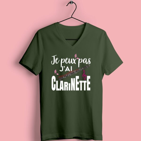 T-shirt Femme "Je Peux Pas J'ai Clarinette" – Image 5