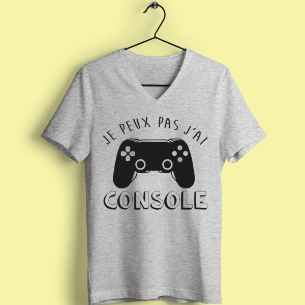 T-shirt "je Peux Pas J'ai Console"