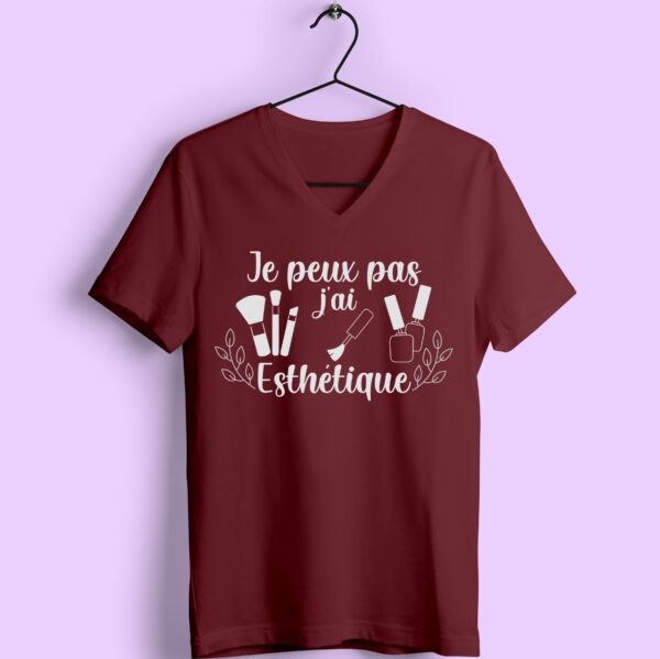 T-shirt "Je Peux Pas J Ai Esthétique " – Image 5