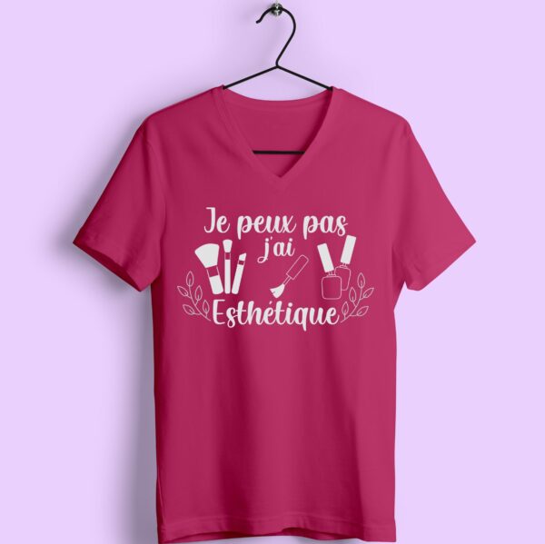 T-shirt "Je Peux Pas J Ai Esthétique " – Image 4