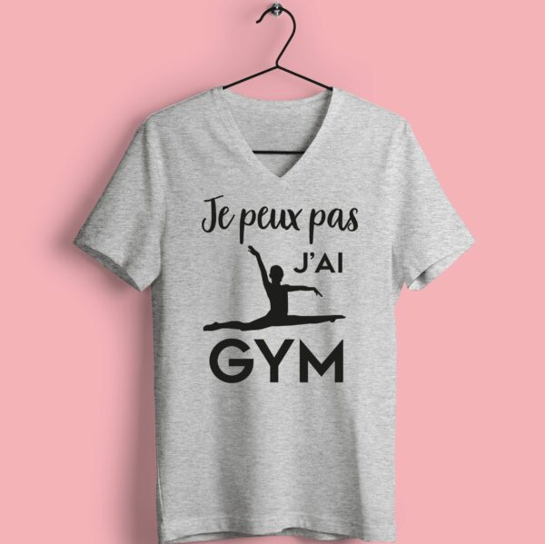 T-shirt "je Peux Pas J'ai Gym"(grand Écart)